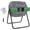 Light Gray, variant on Tumbling Compost Bin Outdoor 360° Dual Chamber Rotating Composter 43 Gallon, Orange
