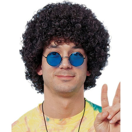 brown afro wig