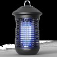 thumbnail image 1 of Asesino de mosquitos, lámpara eléctrica para moscas, exterminador de mosquitos con luz UV de 18 W, lámpara para matar moscas interior y exterior de 360°, fácil de limpiar, cobertura de 80 m², 1 of 5