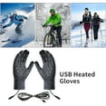 thumbnail image 4 of TELOLY 1Pair Hand Warmers Heated Gloves Knitted Style Heated Gloves for Men Sporty Look Heated Gloves Multicolor, 4 of 5