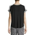 thumbnail image 2 of Secret Treasures Women's and Women's Plus Short Sleeve Pajama Top, 2 of 6