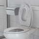 thumbnail image 3 of Elongated toilet seat: no wiggle, easy to install, blanca, 3 of 7