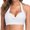 White, variant on Women's V-Neck Bikini Top Twist Triangle Swimsuit Top Halter Bathing Suit Top
