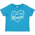 thumbnail image 3 of Inktastic I Love My Mommy in White Chalk Heart Boys or Girls Baby T-Shirt, 3 of 5