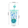 thumbnail image 3 of Halloween Cold Color Plastic Water Cup Three-piece Suit Funny Set Straw Plastic Cup, 3 of 7