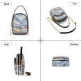 thumbnail image 3 of FORMRS Crossbody Bag for Women Quilted Travel Shoulder Cell Phone Purse with Chain Strap Handbag, Winter Mountain, 3 of 7