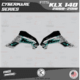 thumbnail image 2 of Kalair GFX Graphics Kit for Kawasaki KLX140 (2008-2018) Cyberware Series, 2 of 5