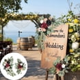 thumbnail image 1 of Decoración del hogar, decoración de habitaciones, decoración de paredes, flores de simulación para bodas, letrero de flores de bienvenida, mesa de flores, decoración fotográfica, suministros para boda, 1 of 6