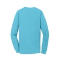 thumbnail image 6 of Port & Co Adult Male Men Plain Long Sleeves T-Shirt Tidal Wave 4X-Large, 6 of 6