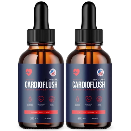 Cardioflush Advanced Formula Drops Blood Balance Support Supplement Cardio Flush 60 Servings