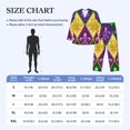 thumbnail image 6 of Kll Mardi Gras4 Sleepwear Mens Flannel Pajamas,Long Cotton Pj Set, 6 of 9