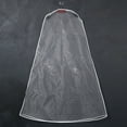thumbnail image 5 of 1 Pcs 180cm Long Dust Proof Cover Glass Yarn Bridal Gown Wedding Dress Storage Bags Breathable Clear Garments Dust Proof Covers, 5 of 10