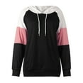 thumbnail image 5 of Tops for Women Trendy Ladies Polyester Shirts Turtleneck Ladies Women's Long Sleeve Athletic Shirt Thermal Layer Shirt Women Long Sleeved V Neck Pretty Clothes Corduroy Tops T Patch Black 2XL, 5 of 5