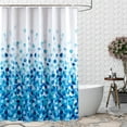 thumbnail image 6 of Shower Curtain, Blue Polyester Shower Curtain, Blue Thickened Bathroom Hotel Bathroom Partition Curtain Polyester Shower Curtain Cloth, 6 of 7