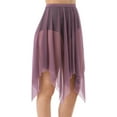 thumbnail image 3 of Handkerchief Hem Mesh Wraps Ballet Classwear Dance Skirt Competition Performance Clothes with Elastic Waistband FWZ, 3 of 6
