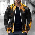 thumbnail image 1 of LOVZFMLL Jackets for Men Pullover Sweater Stand Collar Elastic Solid Color Half Sweater For Men Stand-up Collar Sweater, 1 of 4
