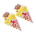 thumbnail image 3 of 100pcs Popcorn Paper Bags with Tapered Tips Paper Treat Bags for Popcorn Candy, 3 of 9