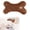 Brown, variant on Creative Bone Shaped Dog Toy,Soft Chew And Comfortable Toy,Suitable For Small And Medium-sized Dogs,Indoor Play.