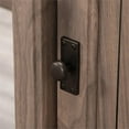 thumbnail image 6 of Pemberly Row Engineered Wood L-Shaped Home Office Desk in Washed Walnut, 6 of 20