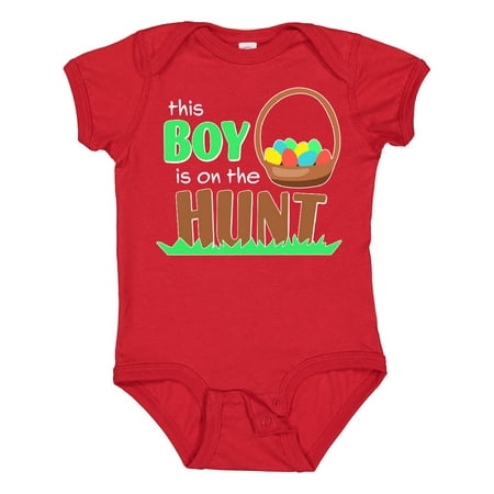 

Inktastic This Boy is on the Hunt- Easter Eggs Gift Baby Boy Bodysuit