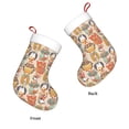 thumbnail image 3 of Rateoe Colorful Owls Print Christmas Stockings,18 Inch Large Christmas Stockings Decoration Ornaments for Holiday Home Fireplace Indoors, 3 of 7