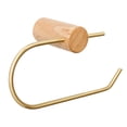 thumbnail image 1 of Inteprter Soporte de papel higiénico adhesivo Soporte de papel higiénico firme Soporte de papel higiénico de haya Soporte de papel higiénico simple Juegos de accesorios de baño Inteprter HA018220-00, 1 of 1