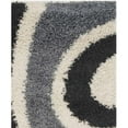 thumbnail image 4 of Area Shag Rug in Ivory and Gray (5 ft. L x 3 ft. W), 4 of 4