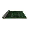 thumbnail image 2 of Ahgly Company Indoor Square Persian Emerald Green Traditional Area Rugs, 3' Square, 2 of 4