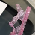 thumbnail image 5 of CYRBOKO Little Girls Jelly Sandals, Closed Toe Beach Soft Soled Beach Summer Shoes Pink Size 10.5(Little Kids), 5 of 9