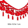thumbnail image 5 of GROFRY Banner Festive Shapely Fringed Chinese Fu Character Flag for Gift, 5 of 7