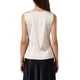 thumbnail image 3 of INSPIRAR CHIC Top de Satén sin Mangas para Mujeres, Camiseta de Seda Casual con Escote en V, Color Champagne, 3 of 6