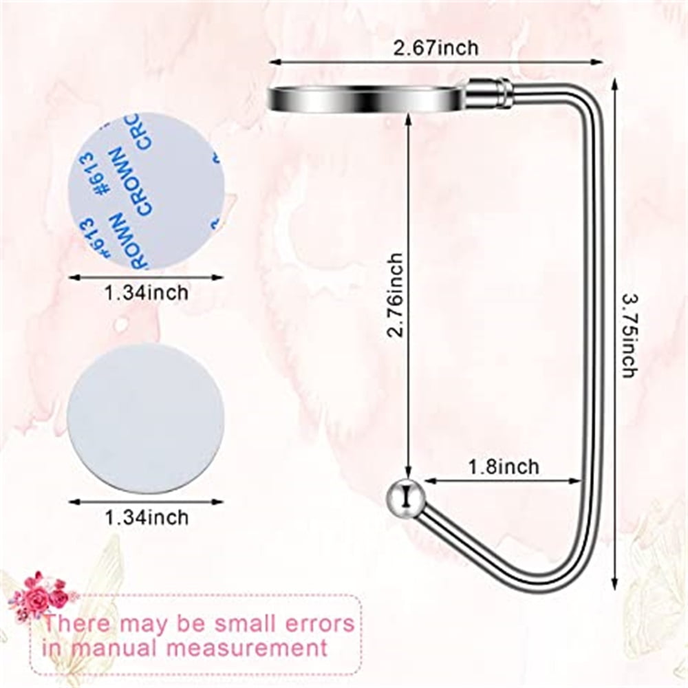 Kepooman 4 Pieces Metal Non-Slip Safety Stocking Hanger Holiday Fireplace Hooks, Holiday Stocking Holder for Holiday Decoration, Silver Kepooman 4 Pieces Metal Non-Slip Safety Stocking Hanger Holiday Fireplace Hooks, Holiday Stocking Holder for Holiday Decoration, Silver