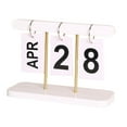 thumbnail image 3 of veasfak Calendrier de Bureau Réutilisable Table Debout Calendrier Perpétuel pour Maison de Ferme Blanc, 3 of 9