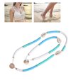 thumbnail image 1 of Necklace Anklet Set Beaded Summer Choker Clam Chips Surfer Jewelry Rhinestone Chains Belly Chain Necklace Shell Seashell Beaded Choker Necklace Handmade, 1 of 8