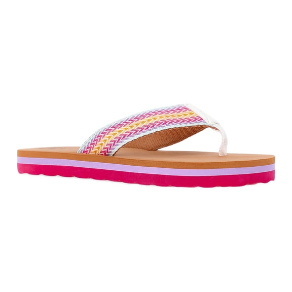 Wonder Nation Toddler and Girls Casual Flip Flops