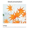 thumbnail image 7 of Nmdmisc Artificial Maple Leaves Branches Fake Fall Leaves Stems Maple Leaves Shrubs Autumn Leaf Bushes Faux Silk Foliage for Home Kitchen Thanksgiving Table Centerpieces Festival Decor (Yellw), 7 of 7