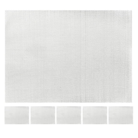 OULII 6Pcs Light Grey Wire Mesh Screen for Thermoplastic Bumper Repairs