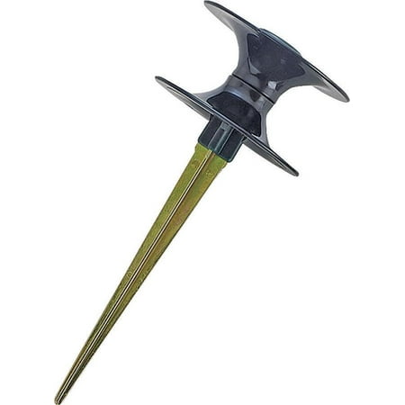 Hose Guide Spike - ProSource DY3202 Hose Guide With Metal Spike, Plastic