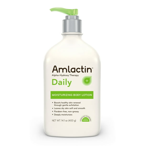 AmLactin Daily Moisturizing Body Lotion, 14.1 Oz Pump Bottle Walmart