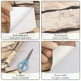 thumbnail image 6 of Arthome Rock Wallpaper Peel and Stick 17''x120'' Self Adhesive Contact Paper Waterproof Stone Brick Vinyl Film Wall Paper for Bedroom Living Room Fireplace Backsplash Wall Covering（Brown）, 6 of 7