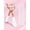 White rose gold, variant on A curly long-lasting eyelash clip with 15 silicone replacement pads, made with eye makeup, the perfect gift for women