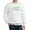 White, variant on - Live Green Vote Blue Sweatshirt - Crew Neck Sweatshirt