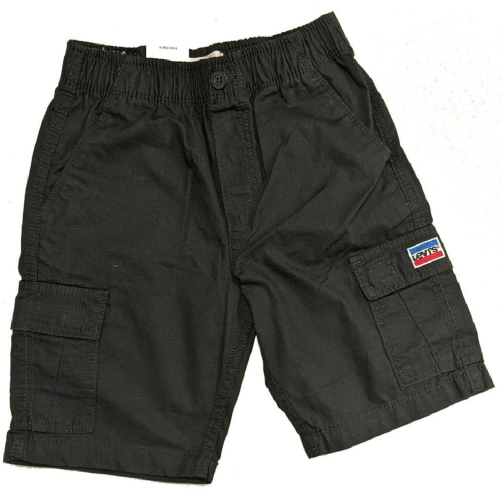 Levi's Youth Boys Cargo Shorts Black (8)