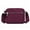 Purple, variant on Women Nylon Shoulder Bag Waterproof Elegant Daily Shopping Handbag
