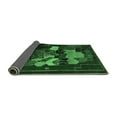 thumbnail image 2 of Ahgly Company Indoor Round Persian Emerald Green Traditional Area Rugs, 8' Round, 2 of 4