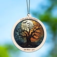 thumbnail image 6 of Spooky Stained Glass Suncatcher Ornament – Holiday Ornament with Text for Loved Ones, Family & Friends, Christmas 2025 Decoration, 6 of 6