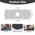 thumbnail image 2 of Pofeuu Milk Tea2 Print Splash Guard for Sink Faucet Sink Gadgets-Splash Guard Behind Faucet Drip Catcher for Kitchen, Bathroom,Sink Mat, 2 of 7
