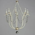 thumbnail image 4 of 20488ECVG Maxim Lighting Formosa - 8 Light Chandelier-43 Inches Tall and 32 Inches Wide-Ecru/Venetian Gold Finish    -Traditional Installation, 4 of 4