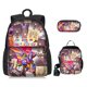 thumbnail image 1 of 3pcs The Amazing Digital Circus Backpack Cute Cartoon School Bag Mochila Anime Pencilbag Set For Kids Birthday Christmas Gift, 1 of 4