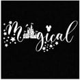 thumbnail image 3 of Theme Park Disney Magical Shirt Family Vacation Tee Disneyworld Unisex T-Shirt Adult Ladies (Black, Large), 3 of 6